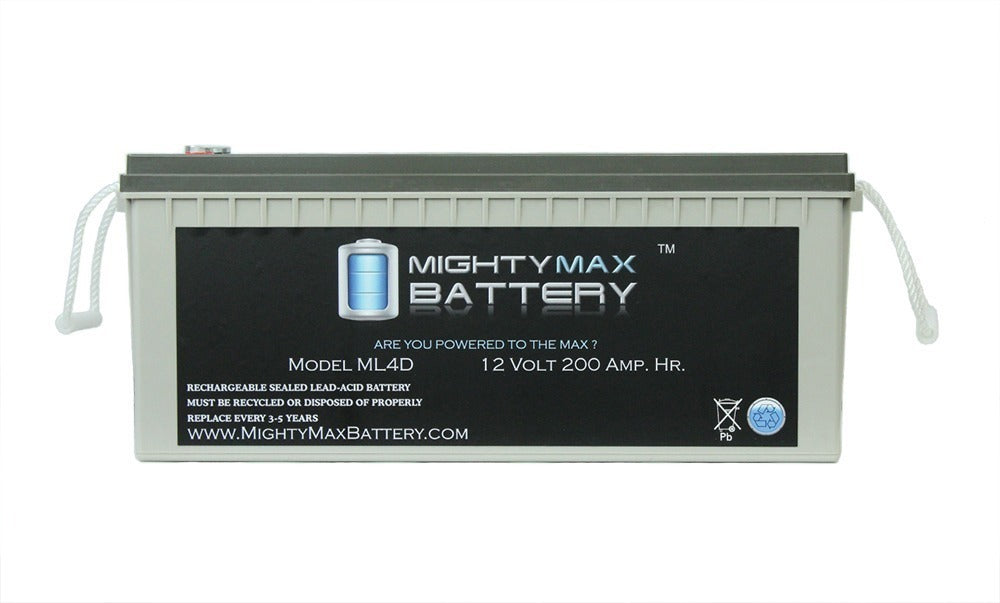 Mighty Max ML4DINT 12V 200Ah Internal Thread Rechargeable SLA AGM Battery