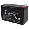 Mighty Max ML9-12NB 12V 9Ah Nut and Bolt Terminal Rechargeable SLA AGM Battery