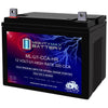 Mighty Max ML-U1-CCAHR 12V 320 CCA Nut and Bolt Terminal Rechargeable SLA AGM Battery