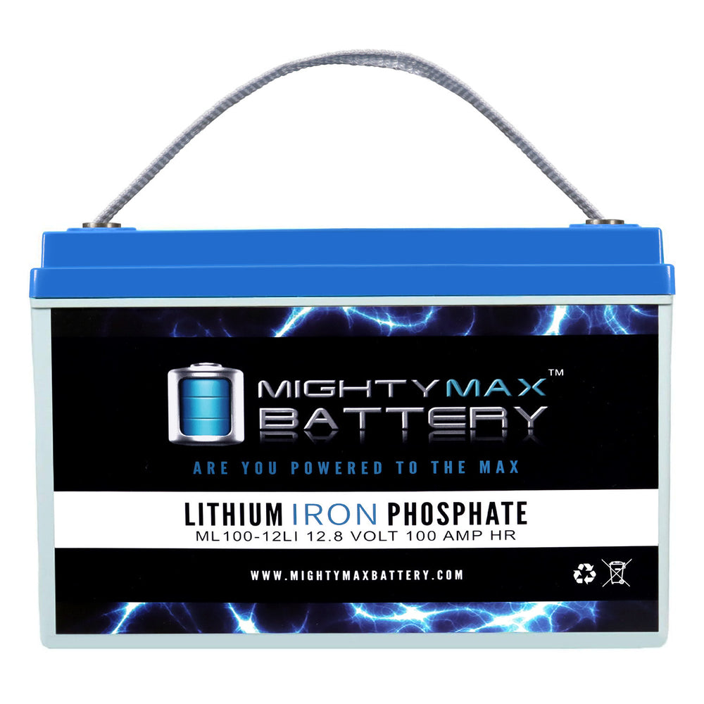 Mighty Max ML100-12LI 12V 100Ah LiFePO4 Deep Cycle Battery
