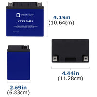 Mighty Max YTZ7S-BS 12.8V 6Ah LiFePO4 PowerSport Battery