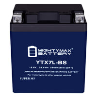 Mighty Max Battery YTX7L-BS 12V 6Ah LiFePO4 Deep Cycle Battery