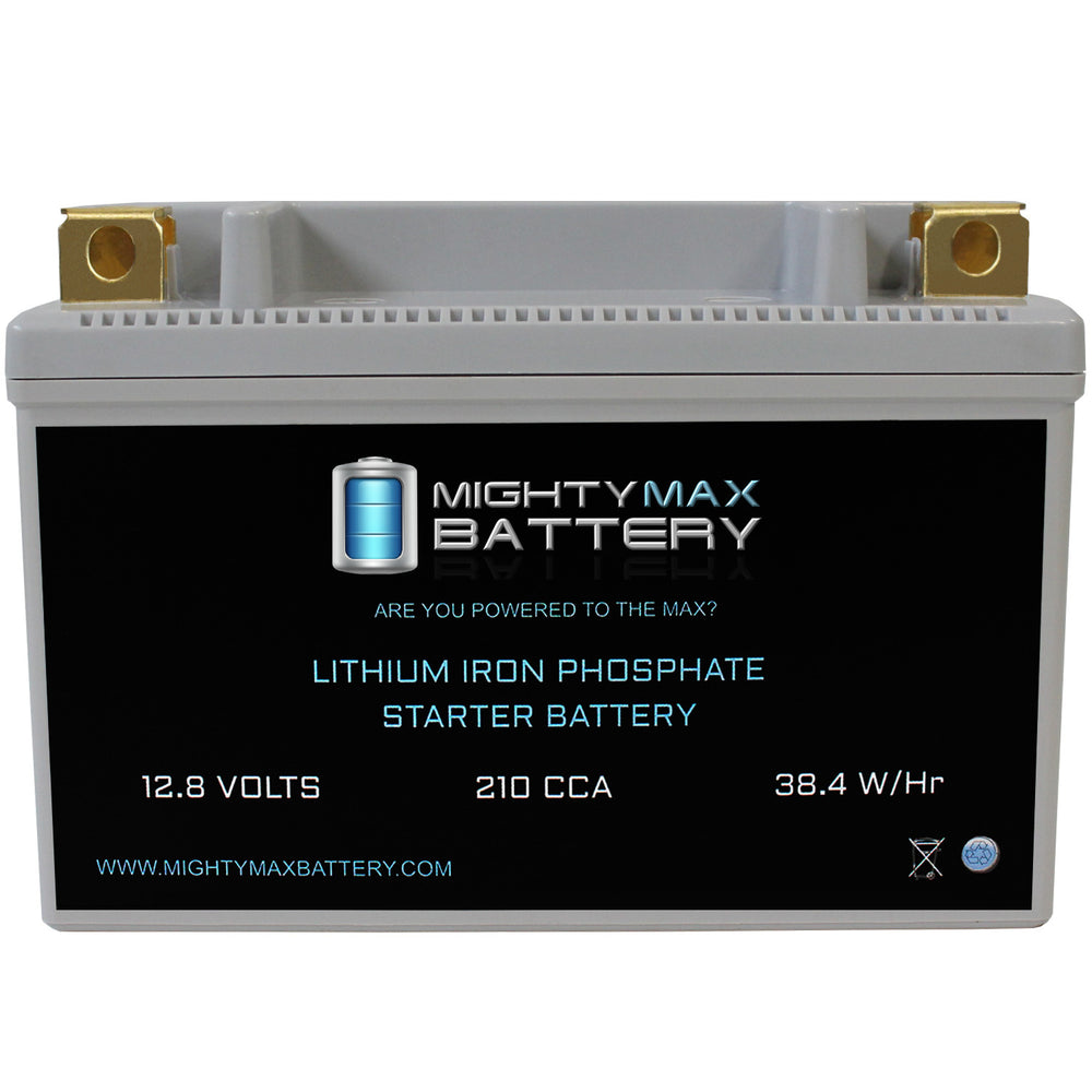 Mighty Max YTR9-BS 12.8V 8Ah LiFePO4 PowerSport Battery