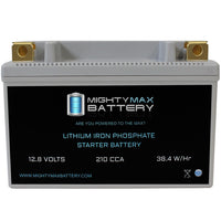 Mighty Max YTR9-BS 12.8V 8Ah LiFePO4 PowerSport Battery