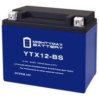 Mighty Max Battery YTX12-BS 12V 10Ah LiFePO4 Deep Cycle Battery