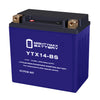 Mighty Max YTX14-BS 12.8V 12Ah LiFePO4 PowerSport Battery