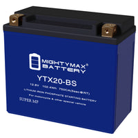 Mighty Max Battery YTX20-BS 12V 18Ah LiFePO4 Deep Cycle Battery