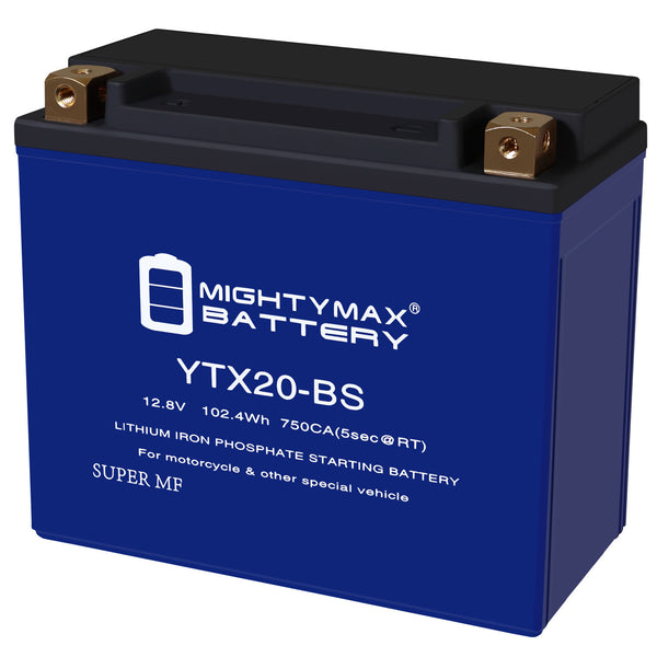 Mighty Max Battery YTX20-BS 12V 18Ah LiFePO4 Deep Cycle Battery