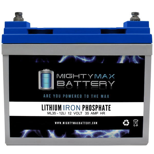 Mighty Max ML35-12LI 12V 35Ah LiFePO4 Deep Cycle Battery
