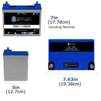 Mighty Max ML35-12LI 12V 35Ah LiFePO4 Deep Cycle Battery