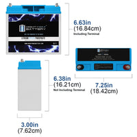 Mighty Max ML22-12LI 12V 22Ah LiFePO4 Deep Cycle Battery