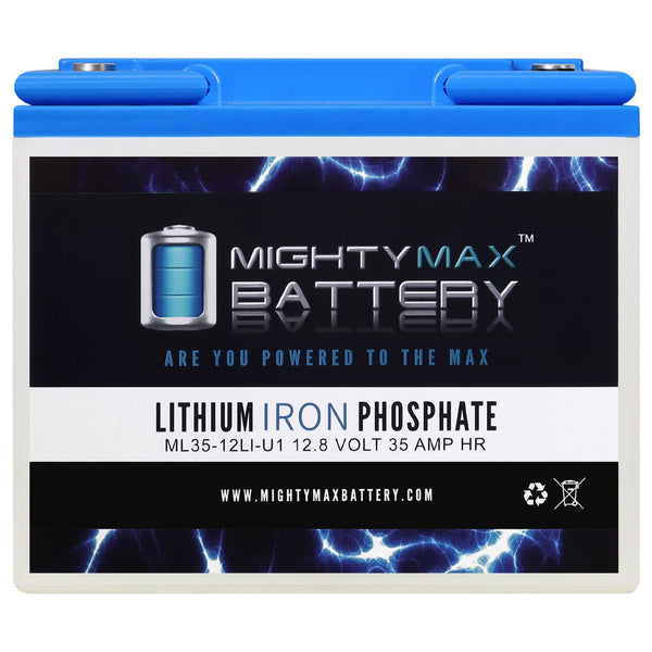 Mighty Max ML35-12LI 12V 35Ah LiFePO4 Deep Cycle Battery