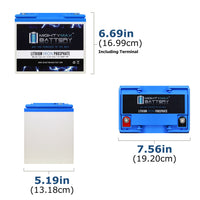Mighty Max ML35-12LI 12V 35Ah LiFePO4 Deep Cycle Battery