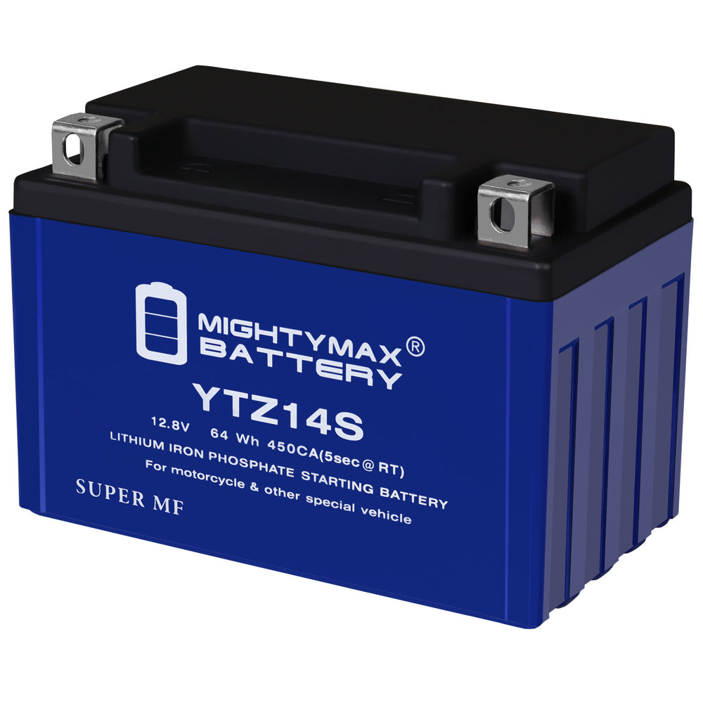 Mighty Max YTZ14S 12.8V 11.2Ah LiFePO4 PowerSport Battery