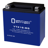 Mighty Max YTX16-BS 12V 14Ah LiFePO4 Deep Cycle Battery