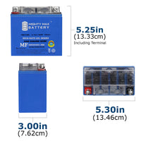 Mighty Max YB9A-A GEL 12V 9Ah SLA AGM Motorcycle Battery