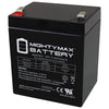 Mighty Max ML5-12F2 12V 5Ah F2 Terminal Rechargeable SLA AGM Battery