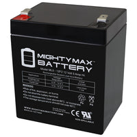Mighty Max ML5-12F2 12V 5Ah F2 Terminal Rechargeable SLA AGM Battery