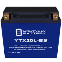 Mighty Max Battery YTX20L-BS 12V 18Ah LiFePO4 Deep Cycle Battery