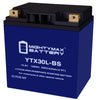 Mighty Max Battery YTX30L-BS 12V 30Ah LiFePO4 Deep Cycle Battery