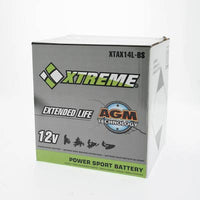 Xtreme 14L-BS 12V 200CCA High-Performance AGM Powersport Battery for ATV Motorcycle