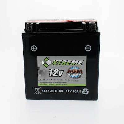 CYLA20CHBSXTA Xtreme 20CH-BS 12V 18Ah 270CCA AGM Powersport Battery