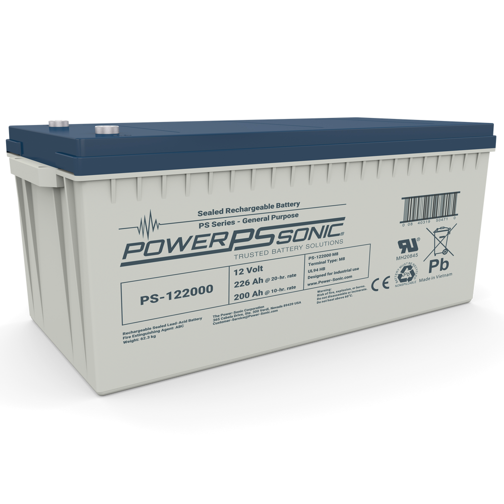 Power Sonic PS-122000 12V 200Ah General Purpose SLA Battery