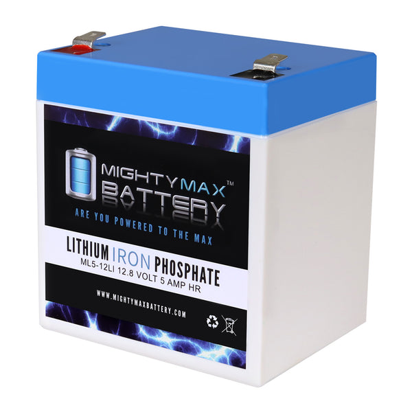 Mighty Max ML5-12LI 12V 5Ah LiFePO4 Deep Cycle Battery