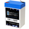 Mighty Max ML4-6LI 6.4V 4.5Ah LiFePO4 Deep Cycle Battery