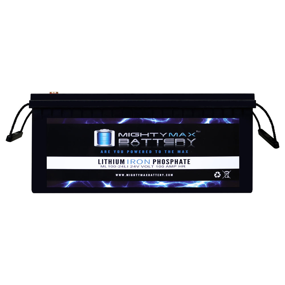 Mighty Max ML100-24LI 24V 100Ah LiFePO4 Deep Cycle Battery