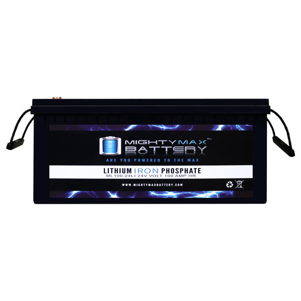 Mighty Max ML100-24LI 24V 100Ah LiFePO4 Deep Cycle Battery
