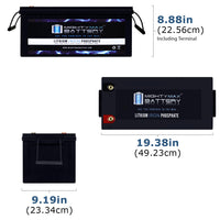 Mighty Max ML100-24LI 24V 100Ah LiFePO4 Deep Cycle Battery