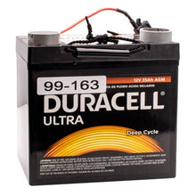 Duracell Ultra 12V 55AH AGM SLA Deep Cycle Medical Cart Battery