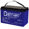 Mighty Max ML110-12GEL 12V 110Ah Internal Thread Terminal Rechargeable SLA AGM Battery
