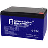 Mighty Max ML15-12GEL 12V 15Ah F2 Terminal Rechargeable SLA AGM Battery