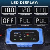 Mighty Max ML-12V7ASMC 12V 7A Smart Battery Charger and Maintainer