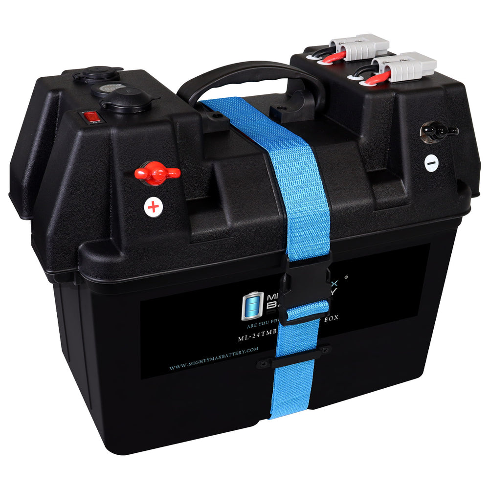 Mighty Max ML-24TMBX Trolling Motor Smart Battery Box Power Center