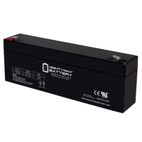 Mighty Max ML2.3-12 12V 2.3Ah F1 Terminal Rechargeable SLA AGM Battery