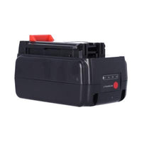 Front view of 40V 2.0Ah lithium‑ion battery replacement for BLACK+DECKER LBX2040 showing label and casing