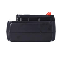 view of 40V 2.0Ah lithium‑ion battery replacement for BLACK+DECKER LBX2040 showing connector terminals