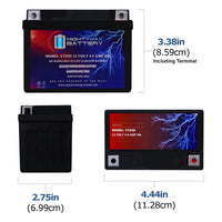 Mighty Max YTZ5S 12V 4.5Ah SLA AGM Motorcycle Battery