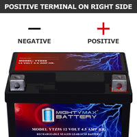 Mighty Max YTZ5S 12V 4.5Ah SLA AGM Motorcycle Battery