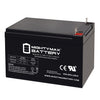 Mighty Max ML12-12NB 12V 12Ah NB Terminal Rechargeable SLA AGM Battery