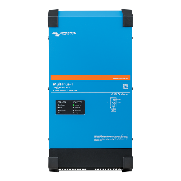 Victron MultiPlus-II 12/3000/120-50 Inverter Charger 120V UL 458