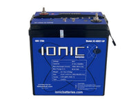 Ionic Lithium 48V 27Ah GC2 LiFePO4 Deep Cycle Golf Cart Battery