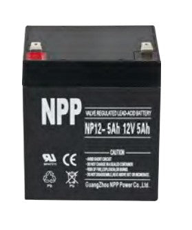 NPP Power NP12-5Ah 12V 5Ah AGM Sealed Lead Acid Battery