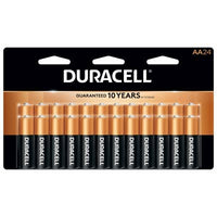 Duracell Coppertop AA LR6 Alkaline Batteries 24-Pack for Household Devices