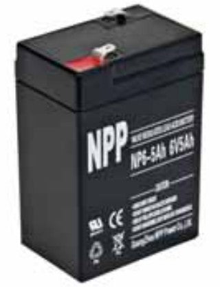 NP6-5Ah 6V 5Ah Sealed Lead Acid Rechargeable Battery T1 Terminal