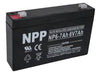 NPP Power 6V 7Ah Lead Acid Battery AGM Sealed Rechargeable