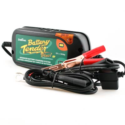 Battery Tender Plus 12V 1.25A Smart Charger for ATV, Motorcycle, Watercraft